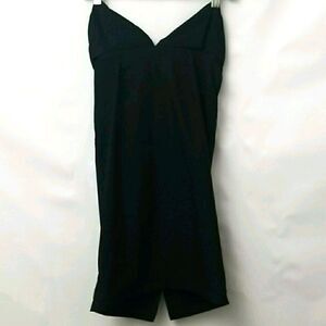 🎁5/$25 Grace Karin Top Woman's Slip Medium Black Stretchy with Rear Zipper